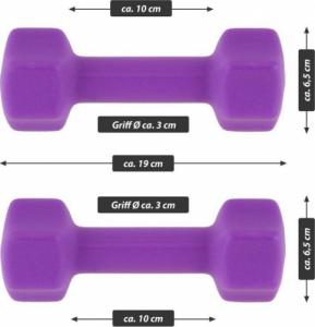 Maxxiva ‎Hantle D84985 neoprenowe 2 x 2 kg 5