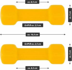 Maxxiva hantle D84990 neoprenowe 2 x 1 kg 3