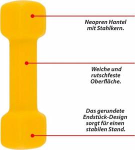Maxxiva hantle D84990 neoprenowe 2 x 1 kg 7