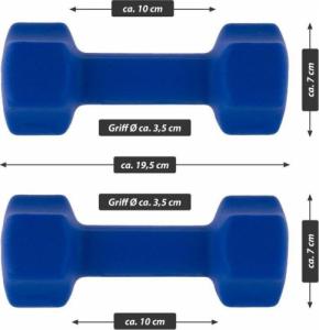 Maxxiva ‎Hantle D84986 neoprenowe 2 x 2.5 kg 4