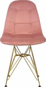 Szchara KRZESŁO welurowe tapicerowane DO SALONU pikowane 10