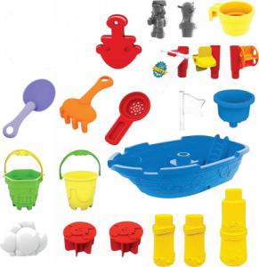 LUXMA Stolik do piasku i do wody zjeżdżalnia statek 848 12