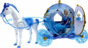 LUXMA DUŻA KARETA LALKA CHODZĄCY KOŃ DŹWIĘKI ŚWIATŁA 216 14