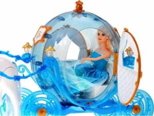 LUXMA DUŻA KARETA LALKA CHODZĄCY KOŃ DŹWIĘKI ŚWIATŁA 216 6