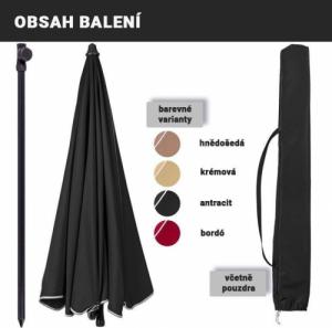 Stilista STILISTA Parasol ogrodowy, 2 m, kremowy 3