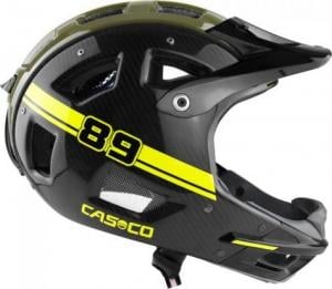 Casco Kask rowerowy CASCO MTBE Full-Face Carbon neon M 1
