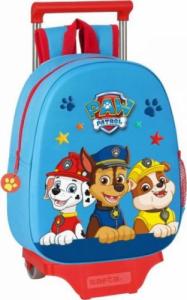 The Paw Patrol Torba szkolna z kółkami The Paw Patrol Czerwony Niebieski (27 x 32 x 10 cm) 1