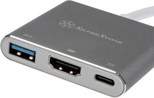 Stacja/replikator SilverStone USB-C (EP08C) 2