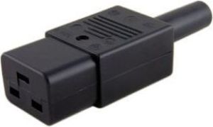 Kabel zasilający MicroConnect Adapter zasilania C19, czarny (C19PLUG) 1