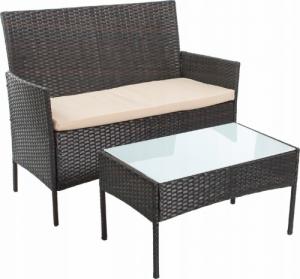 Jumi Meble ogrodowe technorattan MOKKA taras zestaw 7