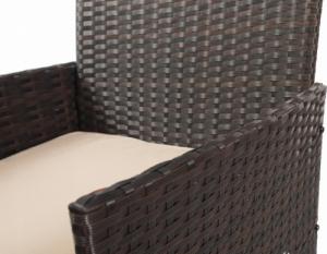 Jumi Meble ogrodowe technorattan MOKKA taras zestaw 9