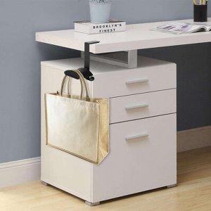 Alogy Alogy Uniwersalny uchwyt wieszak hak na słuchawki na biurko blat Czarny uniwersalny 3