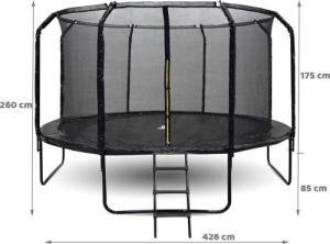 Trampolina ogrodowa SkyFlyer TR0036 z siatką wewnętrzną 14 FT 426 cm 12