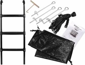 Trampolina ogrodowa SkyFlyer TR0036 z siatką wewnętrzną 14 FT 426 cm 6