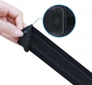 Alogy Alogy WaterProof Sport ArmBand Wodoodporne etui sportowe opaska na ramię do telefonu 6.5 cali Czarna uniwersalny 11