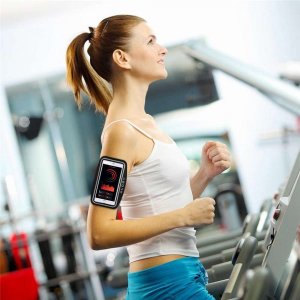 Alogy Alogy WaterProof Sport ArmBand Wodoodporne etui sportowe opaska na ramię do telefonu 6.5 cali Czarna uniwersalny 14