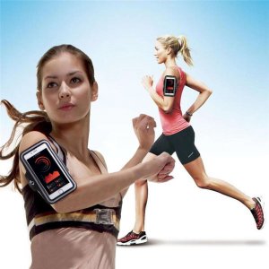Alogy Alogy WaterProof Sport ArmBand Wodoodporne etui sportowe opaska na ramię do telefonu 6.5 cali Czarna uniwersalny 15