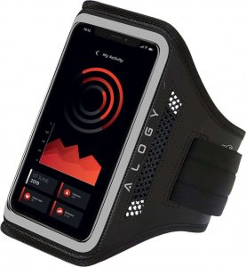 Alogy Alogy WaterProof Sport ArmBand Wodoodporne etui sportowe opaska na ramię do telefonu 6.5 cali Czarna uniwersalny 3