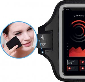 Alogy Alogy WaterProof Sport ArmBand Wodoodporne etui sportowe opaska na ramię do telefonu 6.5 cali Czarna uniwersalny 5