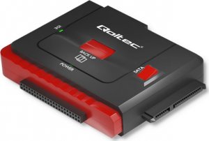 Adapter USB Qoltec USB - IDE + SATA III Czarny  (50645) 1
