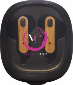 Słuchawki Upominkarnia Nitida bambusowe słuchawki douszne TWS 2