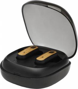 Słuchawki Upominkarnia Nitida bambusowe słuchawki douszne TWS 8