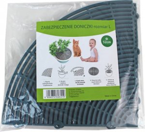 Stamal Osłona zabezpieczenie doniczki regulowana 12-52cm 6