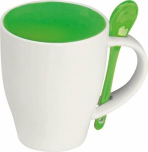 Upominkarnia Kubek ceramiczny z łyżeczką 250 ml 1