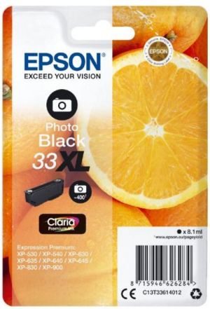 Tusz Epson Tusz Singlepack 33XL Claria Premium (C13T33614012) 1