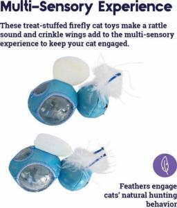 Petstages Petstages Firefly Treat Stuffer Glow-In-The-Dark Cat Toy - Świetliki na kocie przysmaki 5