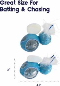 Petstages Petstages Firefly Treat Stuffer Glow-In-The-Dark Cat Toy - Świetliki na kocie przysmaki 6