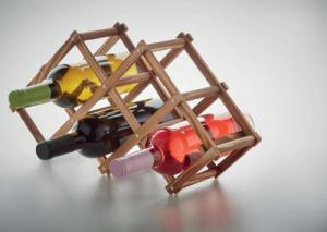 Upominkarnia Drewniany stojak na wino 6