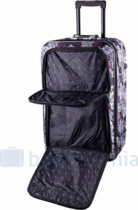 Kemer Zestaw Średnia walizka PELLUCCI RGL 773 M + Kuferek M Czarno Niebieski 15