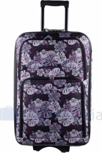 Kemer Zestaw Średnia walizka PELLUCCI RGL 773 M + Kuferek M Czarno Niebieski 19