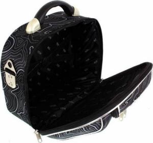 Kemer Zestaw Średnia walizka PELLUCCI RGL 773 M + Kuferek M Czarno Niebieski 6