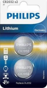Philips bateria philips CR2032 litowa 2 SZT LITHIUM 1