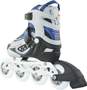 Rolki Nils Extreme NA9006A rekreacyjne regulowane niebieskie r. 35-38 3