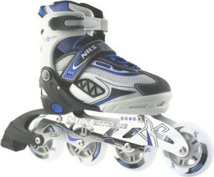 Rolki Nils Extreme NA9006A rekreacyjne regulowane niebieskie r. 35-38 6