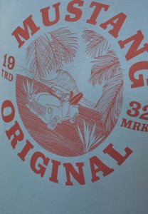 Mustang Mustang męska koszulka t-shirt ALEX C PRINT 1012502 5129 M 5