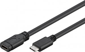 Kabel USB PremiumCord USB-C - USB-C 1 m Czarny (ku31mf1) 1