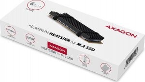 Axagon AXAGON CLR-M2L6, hliníkový pasivní chladič pro M.2 2280 SSD, výška 6 mm 7
