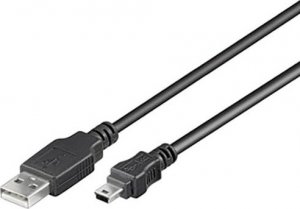 Kabel USB PremiumCord USB-A - miniUSB 2 m Czarny (ku2m2a) 1