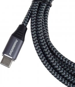 Kabel USB PremiumCord USB-A - USB-C 0.5 m Czarno-szary (ku31cs05) 3