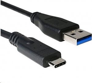 Kabel USB C-Tech USB-A - USB-C 1 m Czarny (CB-USB2C-10B) 1
