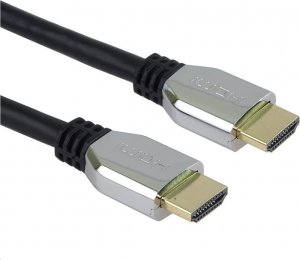 Kabel PremiumCord HDMI - HDMI 0.5m srebrny (kphdm21z05) 1