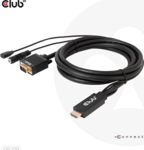 Kabel Club 3D Club3D kabel HDMI na VGA, M/M, 28AWG, 2m 1