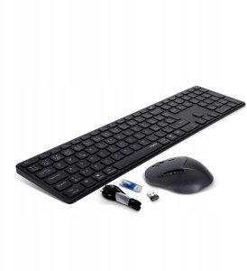 Klawiatura Rapoo RAPOO zestaw klawiatury i myszy 9800M bezprzewodowa CZ/SK szary 2