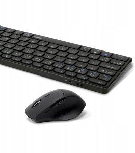 Klawiatura Rapoo RAPOO zestaw klawiatury i myszy 9800M bezprzewodowa CZ/SK szary 3