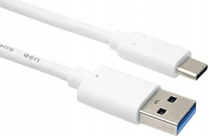 Kabel USB PremiumCord USB-A - USB-C 3 m Biały (ku31ck3w) 3