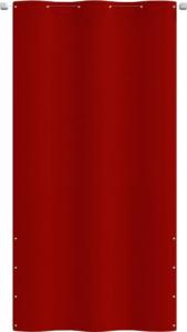 vidaXL Parawan balkonowy, czerwony, 120x240 cm, tkanina Oxford 2
